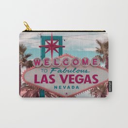 The Fabulous Las Vegas Sign, Retro Vintage Fine Art Photography Carry-All Pouch | Lasvegassign, Typography, Photo, Americana, Casino, Southwest, Retro, Vintage, Sign, Lasvegas 