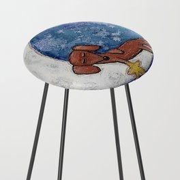 Dachshund on the Moon Counter Stool