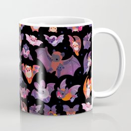 Bat Coffee Mug | Cave, Vampire, Rufoushorseshoebat, Star, Biology, Littlebrownbat, Animal, Painting, Bat, Adorable 