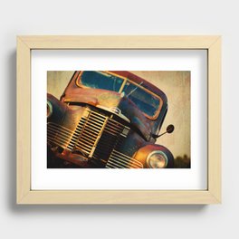 Rusty Retirement Recessed Framed Print