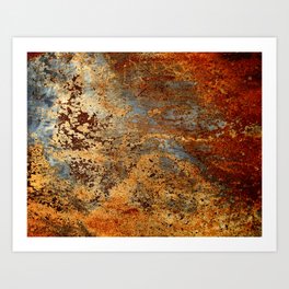 Beautiful Rust Art Print | Abstract, Nature, Landscape, Curated, Photo 