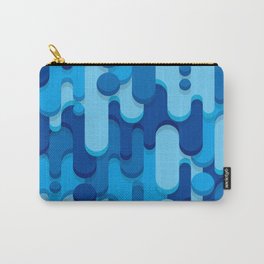 NIGHT MELT ME... Carry-All Pouch | Illustration, Night, Graphicdesign, Pattern, Curated, Graphic Design, Digital, Vector, Blue, Melt 