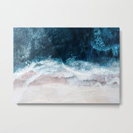 Blue Sea II Metal Print | Travel, Photo, Landscape, Sand, Relaxation, Water, Nature, Sea, Adventure, Art 