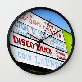 Disco Duck Wall Clock | Color, Coinlaundry, Photo, Funny, Bar, Wil San, Mediumformat, Film, Cocktails, Disco 