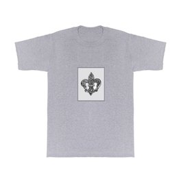 Fleur de Lis T Shirt | Fleur De Lis, Drawing, Royalty, Anniemason, French, Ink Pen, France, Pattern, Design, Lily 
