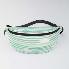 Whimsical Paper Boats Fanny Pack