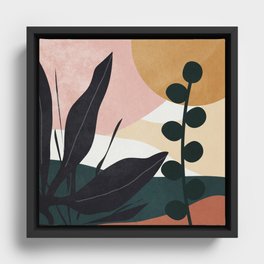 Abstract Landscape Framed Canvas