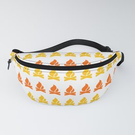 Colorful Campfire Pattern Fanny Pack