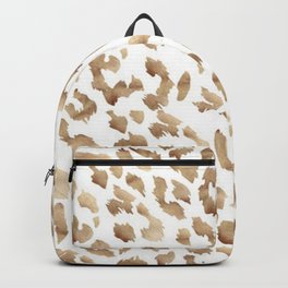 Golden Leopard Print Design Backpack | Water, Tumblr, Wildanimal, Usaframedprints, Prints, Polkadots, Spring, Goldleopardspots, Spottedcow, Summer 