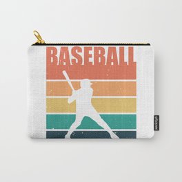 Baseball vintage Carry-All Pouch | Red, Baseball, Bat, Hockey, Sport, Graphicdesign, Homerun, Funny, Soccer, Sports 