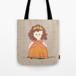 Brunette Princess Tote Bag