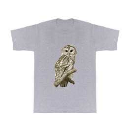 Sepia Owl T Shirt | Barredowl, Photo, Owl, Brown, Sepia, Birds, Blackwhite, Tree, Bird, Owlportrait 