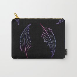Feather Pattern Carry-All Pouch