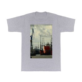 Ship In Dry Dock T Shirt | Walldecor, Photo, Ship, Riverelbe, City, Homedecor, Christianeschulze, Harbour, Wallart, Color 