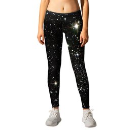 Space - Stars - Starry Night - Black - Universe - Deep Space Leggings | Graphicdesign, Cosmos, Stars, Moon, Starrynight, Galaxy, Deepspace, Nightsky, Blackspace, Sci-Fi 