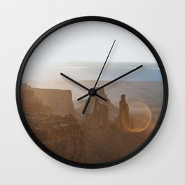 Canyonlands, Utah Wall Clock | Sunrise, Rocks, Desert, Adventure, Mountain, Digital, Usa, Outdoors, Camping, Nature 