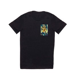 Modern MonaLisa-Le Halston 01 T Shirt | Reinvention, Graphicdesign, Dynamic, Bold, Digital, Pop Art, Illustration, Rtwonders 