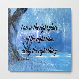 Doing All Right Metal Print