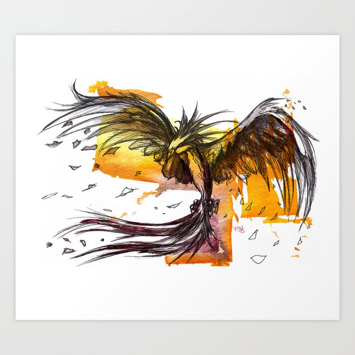Ave Fenix Art Print By Rociodelasal Society6