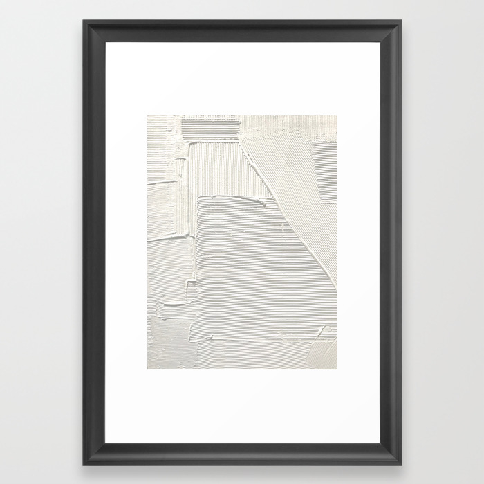 Relief 2 An Abstract Textured Piece In White By Alyssa