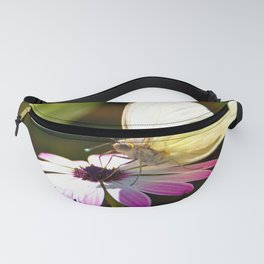 White Butterfly Fanny Pack