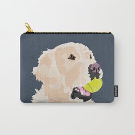 Golden Retriever with tennis ball Carry-All Pouch | Goldenretreiver, Retriever, Golden, Digital, Tennisball, Dog, Dogs, Graphicdesign 