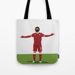 Mo Salah - Liverpool Player - Salah Football Poster Tote Bag
