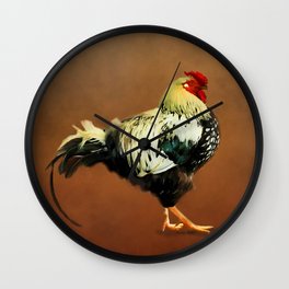 Mr Rooster Wall Clock | Animal, Photo, Painting 