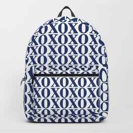 Navy XOXO Backpack