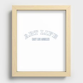 Art Life, Curved. East Los Angeles Recessed Framed Print