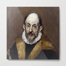 El Greco Portrait of an Old Man Metal Print | Oldman, Famouspaintings, Portrait, Elgreco, Painting 