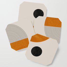 Abstract Geometric Shapes Coaster