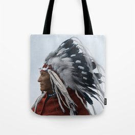 Lazy Boy - Blackfoot Indian Chief Tote Bag