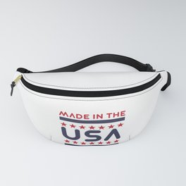 Patriotic American Made in the USA Proud American Gift Fanny Pack