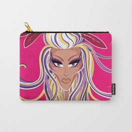 RuPaul Glamazon Carry-All Pouch | Dragqueen, Lgbt, Feathers, Vector, Wig, Rpdr, Gay, Glamazon, Makeup, Mamaru 