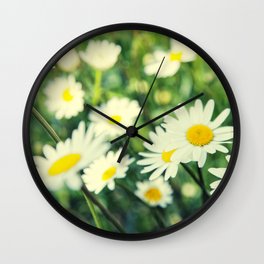 Chamomile flowers Wall Clock