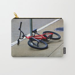 Couldn't Take This Lying Down Carry-All Pouch | Digital, Streetscene, Parkingzone, Oneofacard, Sidewalk, Parking, Mistake, Photo, Funcaption, Bicycle 