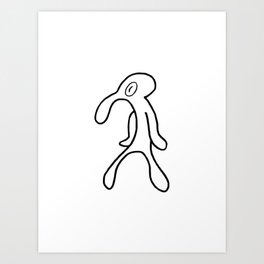 Squidward Art Prints For Any Decor Style Society6