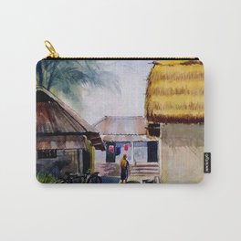 COUNTRY LIFE QUIET PLACE Carry-All Pouch | Century, Watercolor, Victorian, Urban, Quietplace, Stilllife, Countrylife, Bridge, Streets, Citylife 