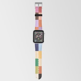 Retro Colorful Check Apple Watch Band