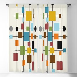 Mid-Century Modern Art 1.3 Blackout Curtain | Retrohomedecor, 1950, Midcenturyart, Yogamat, Mid Centurydesign, Digital, Midcenturymodern, 1960, Midcenturyfurniture, Mid Century 