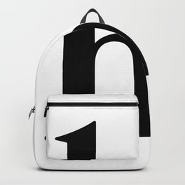 hi Backpack | Goodday, Typoart, Graphite, Black And White, Simple, Ink, Digital, Basic, Pattern, Design 