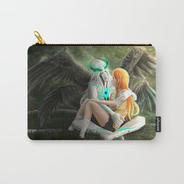 hold on to my heart Carry-All Pouch | Drawing, Love, Ulquiorra, Bleach, Manga, Couple, Illustration, Orihime, Digital, Anime 