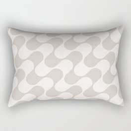 Seamless Pattern - Cream Swirl Rectangular Pillow
