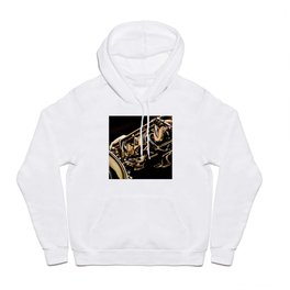 Musical Gold Hoody | Photo, Gold, Saxophone, Color, Woodwind, Band, Classical, Stylish, Style, Bronze 
