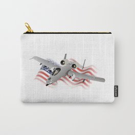 American A-10 Warthog Jet Aircraft Carry-All Pouch | Flag, Military, Veteran, Patriotic, Aviation, A10, Jet, Warthog, American, Plane 