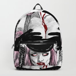 Love Batallion Backpack | Fetish, Pink, Sex, Curated, Red, Macabre, Passion, Rain, Blood, Vampire 