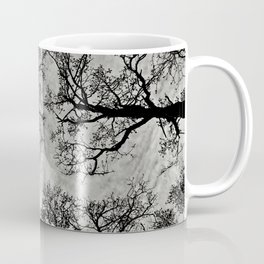 Meditative Power of Trees Coffee Mug | Powerofnature, Mono, Sicily, Black And White, Black and White, Blackandwhite, Forest, Naturewalk, Mountetna, Digital 