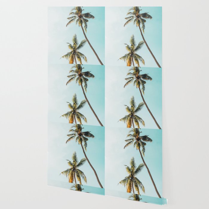 California Palm Trees Wallpaper By Newburydesigns Society6