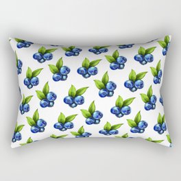 Blueberries Rectangular Pillow